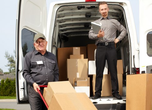 Illustration of accessible moving services information for Chiswick users