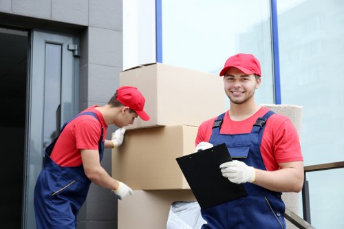 Piano delivery into a local property with narrow access