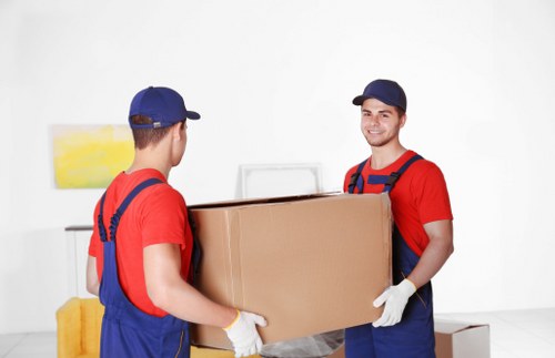 Removal team preparing for a same-day move in Chiswick