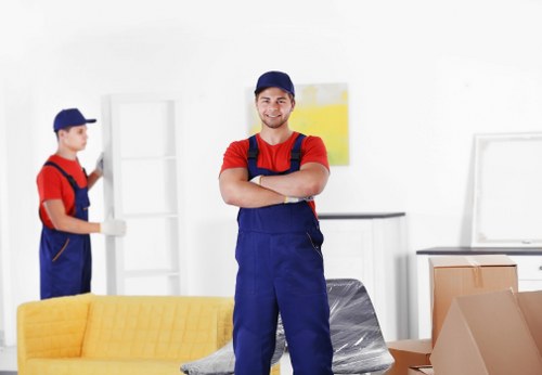 Professional packing materials for a Chiswick home move