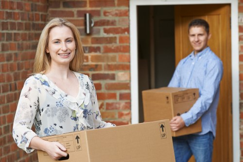 Removal team planning a house move in Chiswick