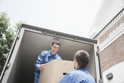 Unpacking and room setup for a family home in Chiswick after moving