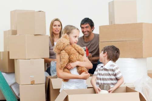 Careful furniture handling during a Chiswick home removal